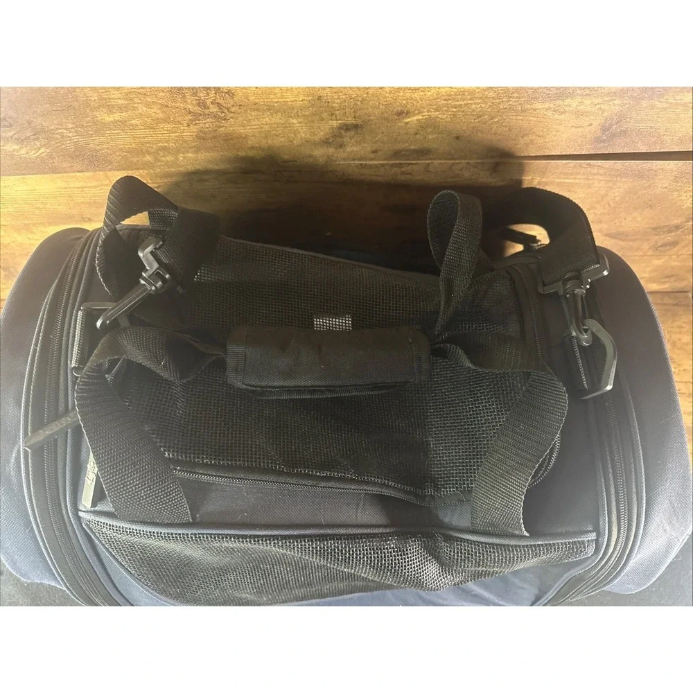 Dogit Explorer Soft Pet Carrier Tote Black/Blue Fast Shipping Shoulder Strap